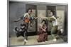 A Family Dance in Japan, C1890-Charles Gillot-Mounted Giclee Print