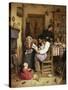 A Family Gathering-Joseph Clark-Stretched Canvas