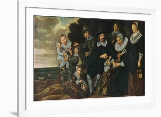 'A Family Group in a Landscape', 1647-50-Frans Hals-Framed Giclee Print