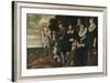 'A Family Group in a Landscape', 1647-50-Frans Hals-Framed Giclee Print