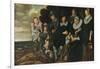 'A Family Group in a Landscape', 1647-50-Frans Hals-Framed Giclee Print