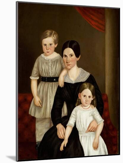 A Family Group, late 1840s-American School-Mounted Giclee Print