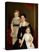 A Family Group, late 1840s-American School-Stretched Canvas