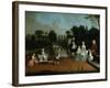 A Family Group on a Terrace in a Garden, 1749-Arthur Devis-Framed Giclee Print