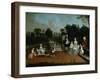 A Family Group on a Terrace in a Garden, 1749-Arthur Devis-Framed Giclee Print