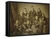 A Family Group Portrait, circa 1895-97-null-Framed Stretched Canvas