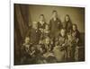 A Family Group Portrait, circa 1895-97-null-Framed Giclee Print