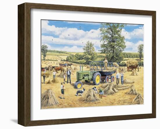 A Family Harvest-Trevor Mitchell-Framed Giclee Print