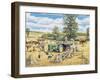 A Family Harvest-Trevor Mitchell-Framed Giclee Print