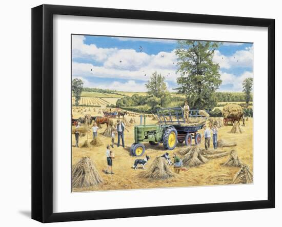 A Family Harvest-Trevor Mitchell-Framed Giclee Print