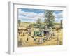 A Family Harvest-Trevor Mitchell-Framed Giclee Print