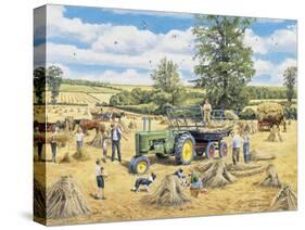 A Family Harvest-Trevor Mitchell-Stretched Canvas