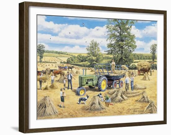 A Family Harvest-Trevor Mitchell-Framed Giclee Print