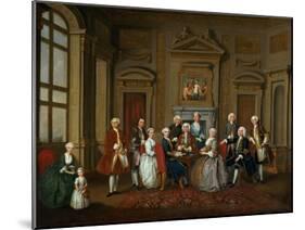 A Family in a Palladian Interior ("The Tylney Group"), 1740-Joseph Francis Nollekens-Mounted Giclee Print