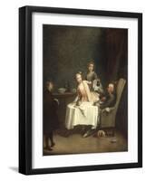 A Family Meal-Pietro Longhi-Framed Giclee Print