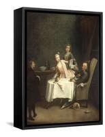 A Family Meal-Pietro Longhi-Framed Stretched Canvas