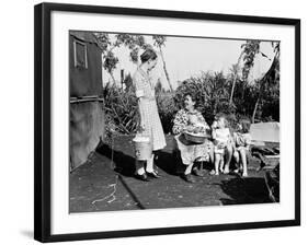 A Family of Migrant Farm Laborers-null-Framed Photographic Print