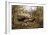 A Family of Moose-Carl Henrik Bogh-Framed Giclee Print