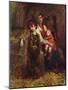 A Family of Peasants (Oil on Canvas)-Antoine Auguste Ernest Herbert or Hebert-Mounted Giclee Print