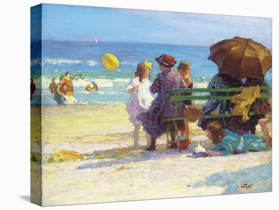 A Family Outing-Edward Henry Potthast-Stretched Canvas