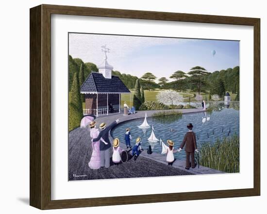 A Family Outing-Peter Szumowski-Framed Giclee Print