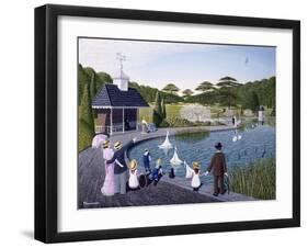 A Family Outing-Peter Szumowski-Framed Giclee Print