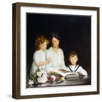 A Family Portrait, 1919-Walter Bonner Gash-Framed Giclee Print