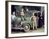 A Family Poses on and around their Plymouth Automobile, Ca. 1953-null-Framed Photographic Print