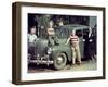 A Family Poses on and around their Plymouth Automobile, Ca. 1953-null-Framed Photographic Print