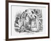 A Family Quarrel, 1861-null-Framed Giclee Print