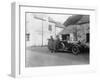 A Family Standing Beside their Car, Gorphwysfa Hotel, North Wales, C1920s-C1930s-null-Framed Giclee Print