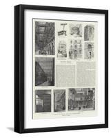 A Famous Old Prison Now Being Demolished-Henry William Brewer-Framed Giclee Print