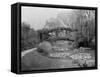 A Famous View in Monet's Garden, Showing the Lilypond and Bridge-null-Framed Stretched Canvas