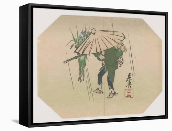 A Fan Print Design-Shibata Zeshin-Framed Stretched Canvas