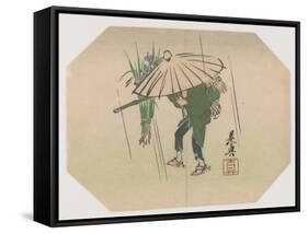 A Fan Print Design-Shibata Zeshin-Framed Stretched Canvas