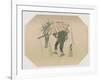 A Fan Print Design-Shibata Zeshin-Framed Giclee Print