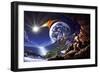 A Fanciful Depiction of the Big Bang Theory-null-Framed Premium Giclee Print