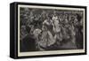A Fancy Dress Ball at Covent Garden, the Barn Dance-null-Framed Stretched Canvas