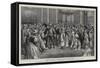 A Fancy Dress Ball at Marlborough House, August 1874-Godefroy Durand-Framed Stretched Canvas