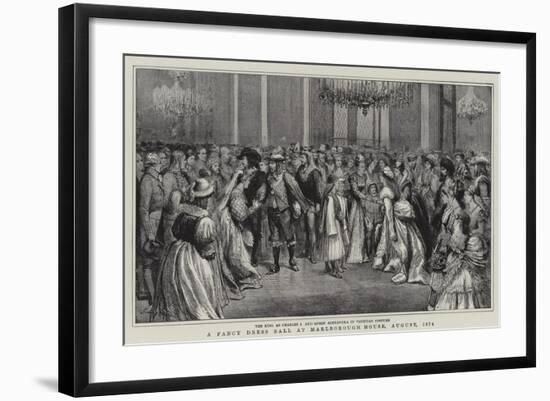 A Fancy Dress Ball at Marlborough House, August 1874-Godefroy Durand-Framed Giclee Print