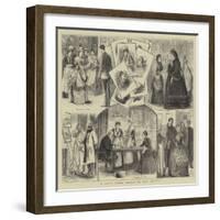 A Fancy Dress Bazaar in the Country-null-Framed Giclee Print