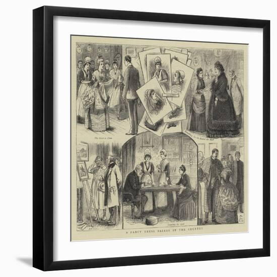 A Fancy Dress Bazaar in the Country-null-Framed Giclee Print