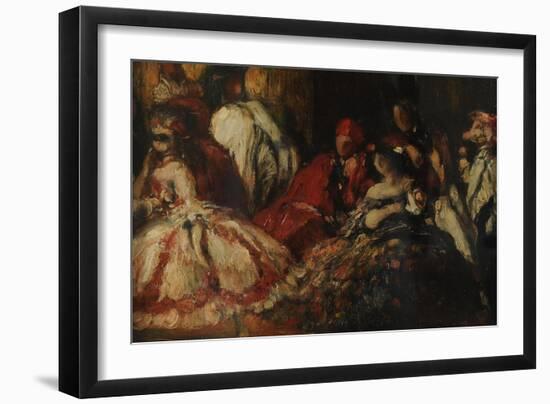 A Fancy Dress Dinner Party, c.1903-Charles Ricketts-Framed Giclee Print