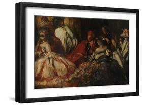 A Fancy Dress Dinner Party, c.1903-Charles Ricketts-Framed Giclee Print