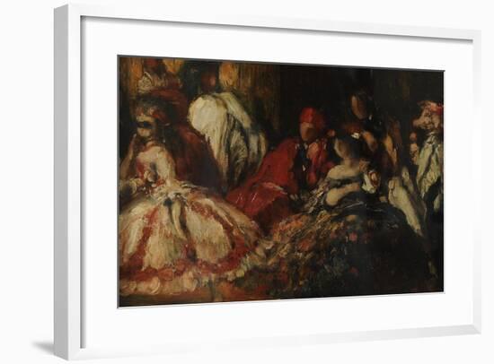 A Fancy Dress Dinner Party, c.1903-Charles Ricketts-Framed Giclee Print