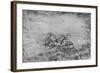 'A Fantastic Battle', c1480 (1945)-Leonardo Da Vinci-Framed Giclee Print