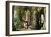 A Fantastic Cave with Odysseus and Calypso-Jan Brueghel the Elder-Framed Giclee Print