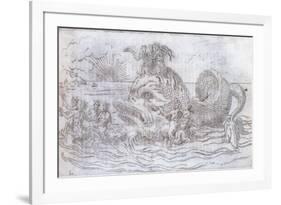 A Fantastical Fish Chariot, 1579-null-Framed Giclee Print