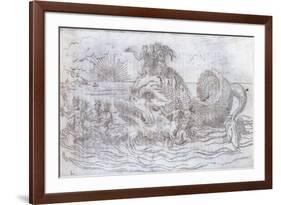 A Fantastical Fish Chariot, 1579-null-Framed Giclee Print