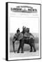 A Farewell Ride on Jumbo, London Zoo, 1882-null-Framed Stretched Canvas